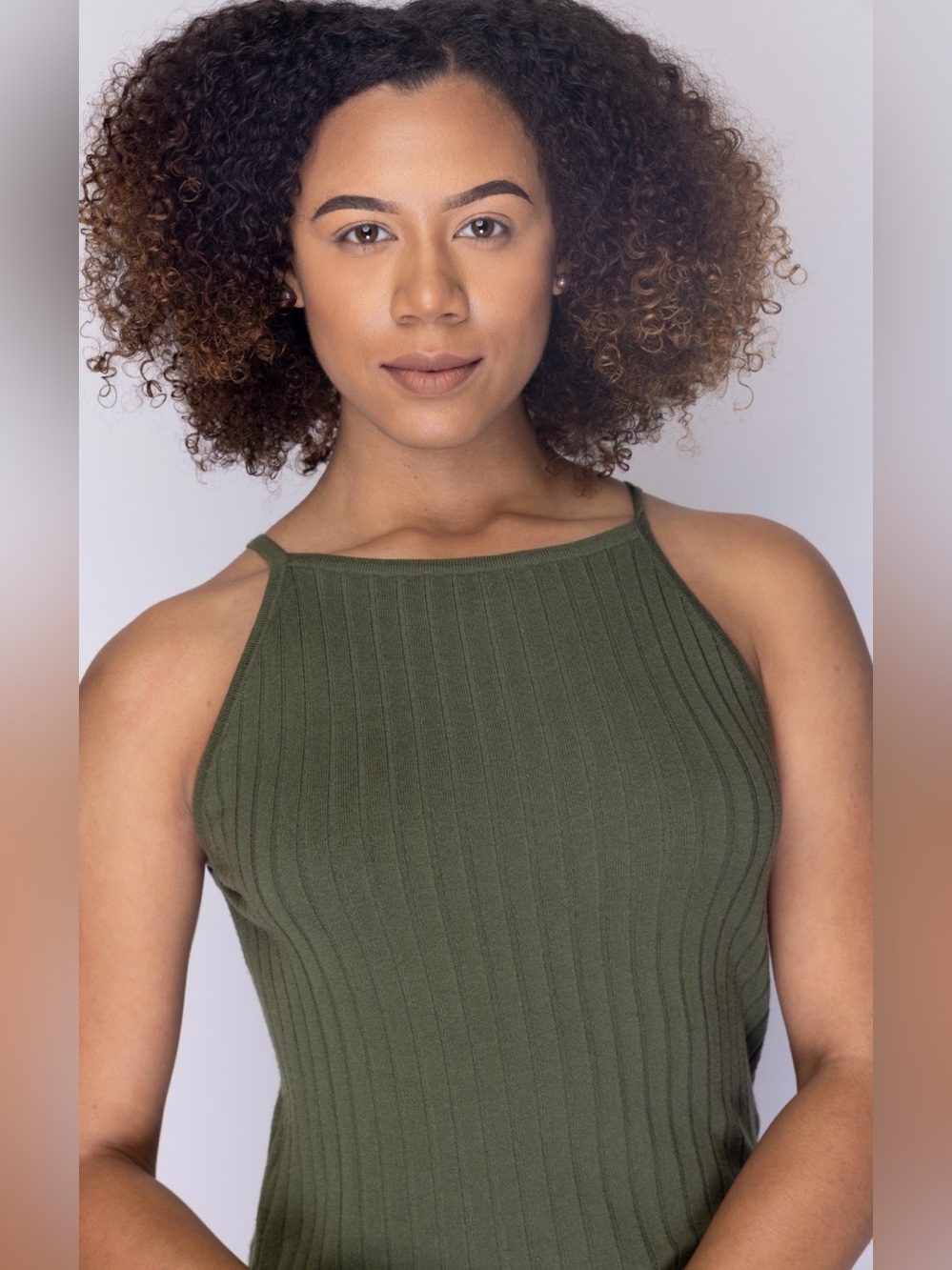 Rue21 Sage Green Sleeveless Crop Top - Small